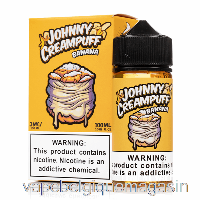 Vape Shop Bruxelles Banane - Johnny Creampuff - 100ml 0mg